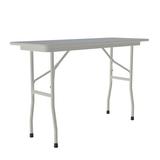 Correll, Inc. Rectangular Portable Folding Table Wood in Gray | 29 H x 48 W x 18 D in | Wayfair CF1848PX-15