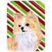 The Holiday Aisle® Chihuahua Candy Cane Holiday Christmas Rectangle Glass Cutting Board Glass | 0.15 H x 15.38 W in | Wayfair