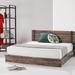 17 Stories Ravidutt Solid Wood Platform Bed Wood in Brown | 31 H x 79.92 W x 77.8 D in | Wayfair 3BBAC7947DAC443EB531530D9B49DF60