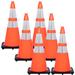 Mr. Chain Reflective Traffic Cones in Orange | 28 H x 14 W x 14 D in | Wayfair 97580-6