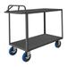 Durham Manufacturing Stock Ergo Handle Cart Metal in Gray | 40.75 H x 54.25 W x 24.25 D in | Wayfair RSCE-2448-2-ALD-8PUSB-95