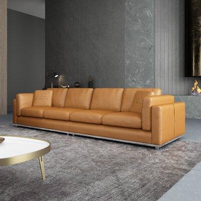 Leather Couch European Furniture, Gramercy Park Leather Sofa
