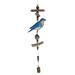 Cohasset Gifts & Garden Bluebird Family Bamboo Bell Bamboo | 30 H x 6 W x 6 D in | Wayfair 581