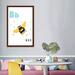 East Urban Home Alphabet Flash Cards B - Graphic Art Print Canvas/Metal in Black/Blue/Yellow | 60 H x 40 W x 1.5 D in | Wayfair