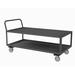 Durham Manufacturing Low Deck Service Cart Metal in Gray | 36 H x 63 W x 30.25 D in | Wayfair LDO-306036-2-ALU-95