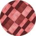 Red 0.35 in Indoor Area Rug - Ebern Designs Geometric Maroon/Rouge Area Rug Polyester/Wool | 0.35 D in | Wayfair 26A761BA1BF94E2F8A2F5E507415E70C