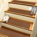 Dark Brown 8.5" L X 30" W Stair Treads - Matterly WaterHog Dogbone Repeat 8.5 in. x 30 in. Indoor Outdoor Stair Treads Set/4 0.25 x 30.0 W in brownPolyester/Rubber | Wayfair