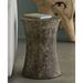 Phillips Collection Solid Wood Accent Stool in Brown/Gray | 20 H x 15 W x 15 D in | Wayfair TH96453