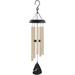 Carson Home Accents Midnight Blue Fleck Wind Chime Metal in Black | 30 H x 6.5 W x 6.5 D in | Wayfair 60355