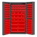 WFX Utility™ Lepus 72" H x 36.13" W x 24.56" D Storage Cabinet, Wood in Red | 72 H x 36.13 W x 24.56 D in | Wayfair