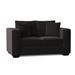 Sofas to Go Juliet 64" Square Arm Sofa Bed w/ Reversible Cushions Polyester in Gray | 38 H x 64 W x 39 D in | Wayfair FG-JAMI-LB-ENT-WHI
