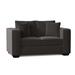 Sofas to Go Juliet 64" Square Arm Sofa Bed w/ Reversible Cushions Polyester in Gray | 38 H x 64 W x 39 D in | Wayfair FG-JAMI-LB-ENT-GRA