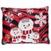 Toronto Raptors 20'' x 26'' Holiday Snowman Bed Pillow