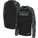 Youth Colosseum Black/Camo Clemson Tigers OHT Military Appreciation Raglan Long Sleeve T-Shirt
