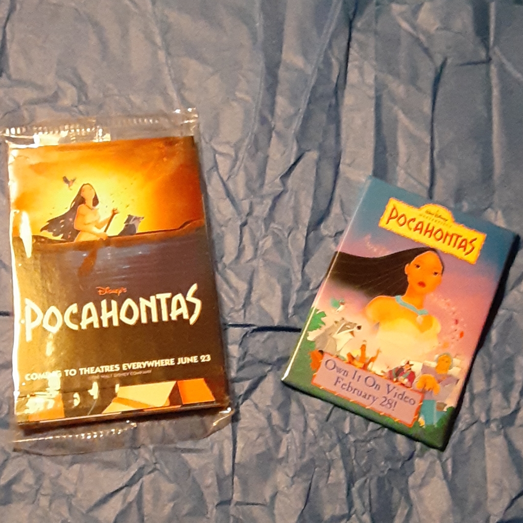 Disney Other | Disney Pocahontas Collector Cards And Pin | Color: Gray | Size: Osbb