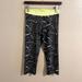 Nike Pants & Jumpsuits | Nike Pro Cropped Leggings | Color: Black/Green | Size: M