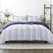 Ebern Designs Mekail Down Alternative Farmhouse Dreams Reversible Comforter Set Polyester/Polyfill/Microfiber in Blue/Navy | Wayfair