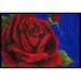 Winston Porter Topton Rose Non-Slip Outdoor Door Mat Synthetics | Rectangle 1'6" x 2'3" | Wayfair 5F908C9AD3F241DDAE4FE6B747A52B83