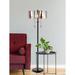 Red Barrel Studio® 62" Floor Lamp Metal in Red/White | 62 H x 18 W x 18 D in | Wayfair 30CD0F62AF8F45A887E04D5454BCC2CC