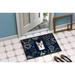 Winston Porter Toluca Flowers Labrador Non-Slip Outdoor Door Mat Synthetics | 0.2" H x 36" W x 24" D | Wayfair 421F8CB00C1B43AE856B10D23D36C2BB