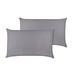 Red Barrel Studio® Balmes 300 Thread Count Pillowcase 100% Cotton/Sateen in Gray | Queen | Wayfair 49874E68A2F448A9ACDA1BCFFDFE07A1