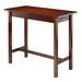 Winston Porter Cab 19.69" Dining Table Wood in Brown/Red | 33.27 H x 39.37 W x 33.27 D in | Wayfair CE87E88C473E446E802173456EEA6D15