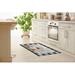 White 0.08 x 36 W in Kitchen Mat - The Holiday Aisle® Gehrig Oh Come Let Us Adore Him Kitchen Mat Synthetics | 0.08 H x 36 W in | Wayfair