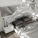 Everly Quinn Solid Wood Upholstered Standard 3 Piece Bedroom Set Upholstered in Brown/White | Queen | Wayfair 6D4D4D7193D8407AAB69DD71341E5EEA