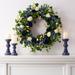 The Holiday Aisle® Silk Wreath Silk in Green/Red/Yellow | 26 H x 26 W x 6 D in | Wayfair 28A3B0D362664EF58B02868CF7DE8117