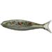 Rosecliff Heights Pesce Fish Wall Décor Glass in Gray/Green | 4 H x 18 W x 4 D in | Wayfair A77800574A91440BB04B0EB2EB828DE0