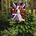 The Holiday Aisle® English Union Jack British Flag 2-Sided Garden Flag, Polyester in Red/Blue | 15 H x 11 W in | Wayfair