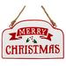 The Holiday Aisle® Merry Christmas Banner Wall Sign Metal | 6.7 H x 0.2 W x 10.4 D in | Wayfair 9497266186A949EE86EB64D2F5653AB2