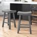 Darby Home Co Melvyn Solid Wood Bar & Counter Stool Wood in Gray | 30.5 H x 17.25 W x 13 D in | Wayfair FDB8100D13E644E484824EF2A127E1CE