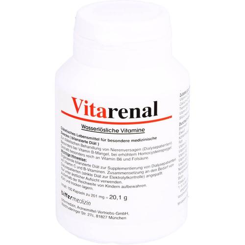BITTERMEDIZIN Arzneimittel-Vertriebs – VITARENAL Kapseln Mineralstoffe