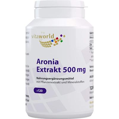 Vita World - ARONIA EXTRAKT 500 mg Kapseln Beruhigung & Nerven