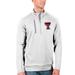 Men's Antigua White/Silver Texas Tech Red Raiders Generation Half-Zip Pullover Jacket