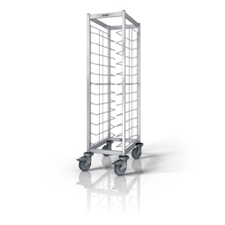 BLANCO Tablett-Abräumwagen TAW 12 KN aus rostfreiem Edelstahl mit Kunststoffrollen, Image