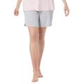 Plus Size Women's Print Pajama Shorts by Dreams & Co. in Heather Grey (Size 22/24) Pajamas