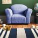 Gemma Violet Weybridge Rocking Chair Polyester in Blue | 18 H x 24 W x 17 D in | Wayfair F1A61A65AF824DF8AE9199D334098DB8