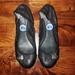 Coach Shoes | Coach Black Leather Ballet Flats Size 6.5 | Color: Black/Silver | Size: 6.5