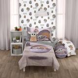 Star Wars The Mandalorian the Child 4 - Piece Toddler Bedding Set Polyester in Gray/Pink | Wayfair 4775416P