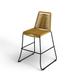 AllModern Huron Patio Bar Stool in Yellow | 39 H x 24 W x 24 D in | Wayfair 9944799D8366411E809F69EB59327575