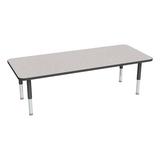 Sprogs Preschool Adjustable Height Rectangular Activity Table w/ Casters Laminate/Metal | 23 H in | Wayfair SPG-CRK3072CSTR-GBK