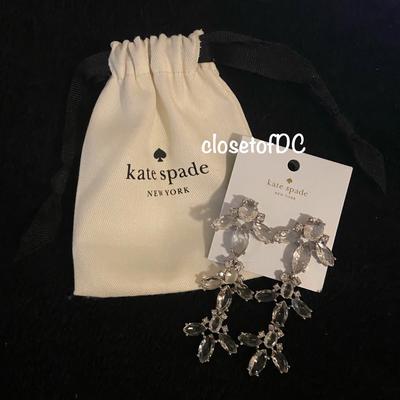 Kate Spade Jewelry | Kate Spade Ice Queen Chandelier Earrings | Color: Silver | Size: Os