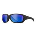 WileyX Wx Gravity Sunglasses, Black Crystal/Polarized Blue, M-L