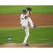 Clayton Kershaw Los Angeles Dodgers Unsigned 2020 MLB World Series Champions Pitching Photograph