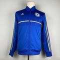 Adidas Jackets & Coats | Adidas Chelsea Fc Champions Gold Trim Track Jacket | Color: Blue/White | Size: S