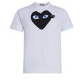 Comme des Garçons Play T-Shirt Bianca Cuore Nero - L