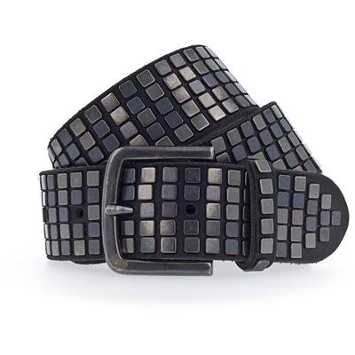 b.belt Quinn Nietengürtel Leder 95 cm Schwarz Damen Image