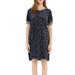 Madewell Dresses | Madewell Knit Textured Sweatshirt Dress | Color: Blue/White | Size: M